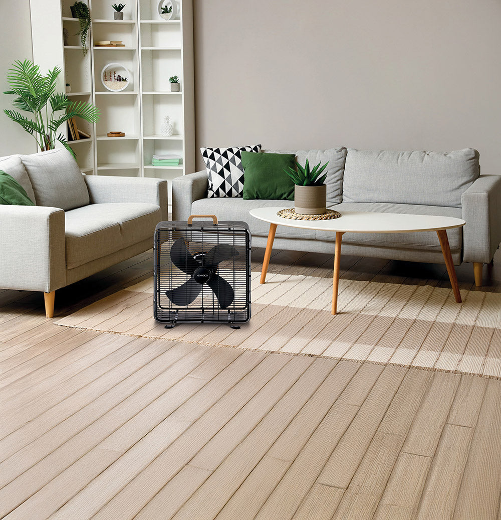 Retro High Velocity Floor Fan, 40cm - Image 3