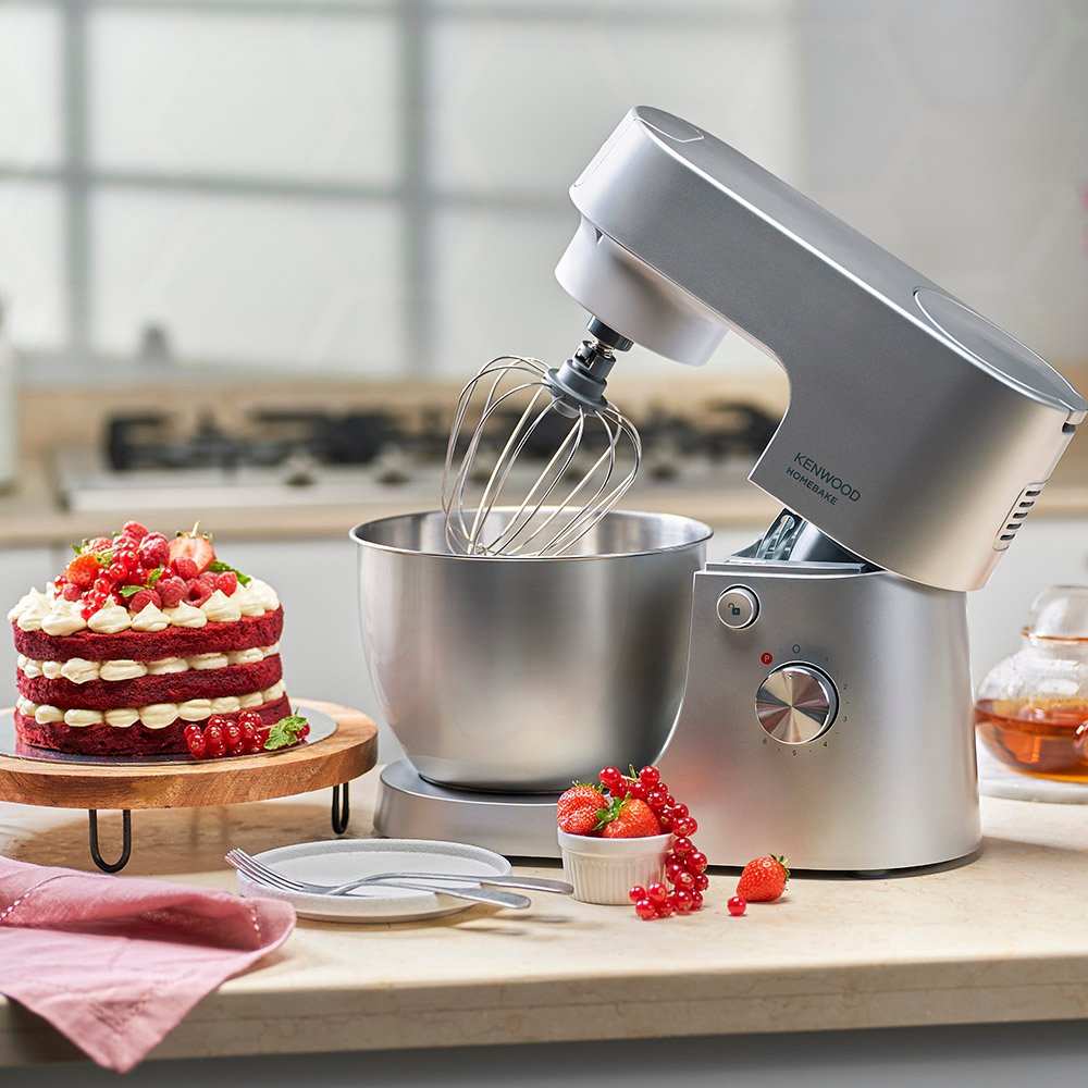 Kenwood Homebake 5L Stand Mixer With Blender & Mincer, KHH01.220SI