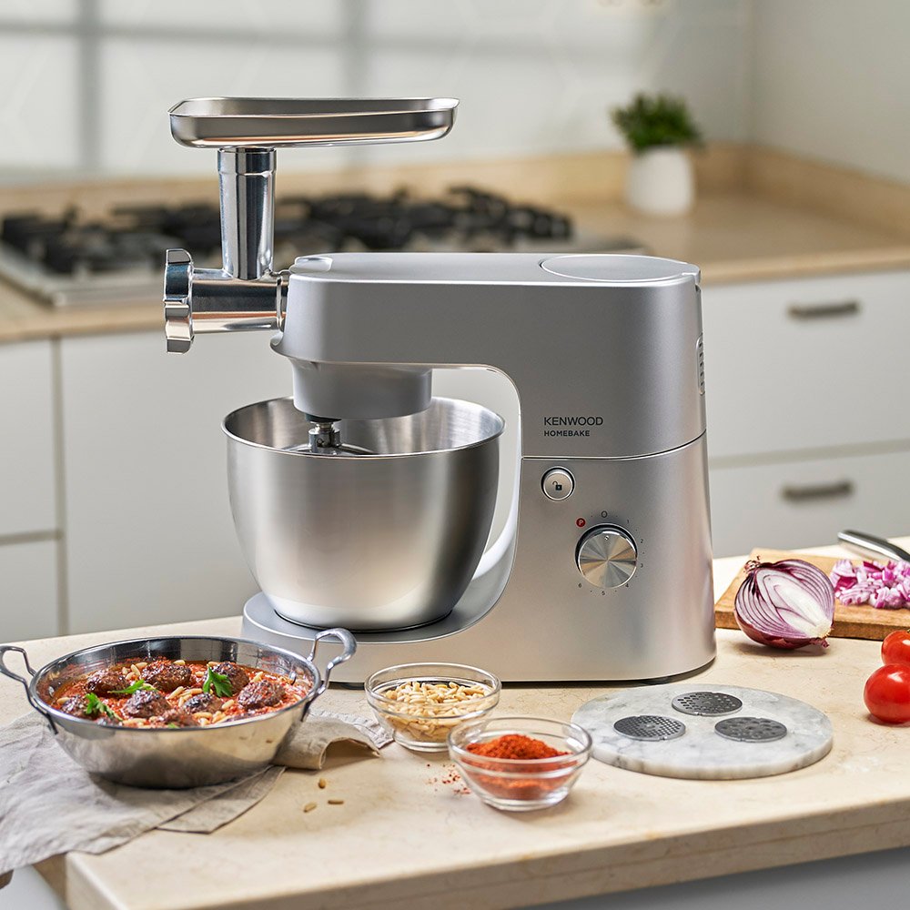 Kenwood Homebake 5L Stand Mixer With Blender & Mincer, KHH01.220SI