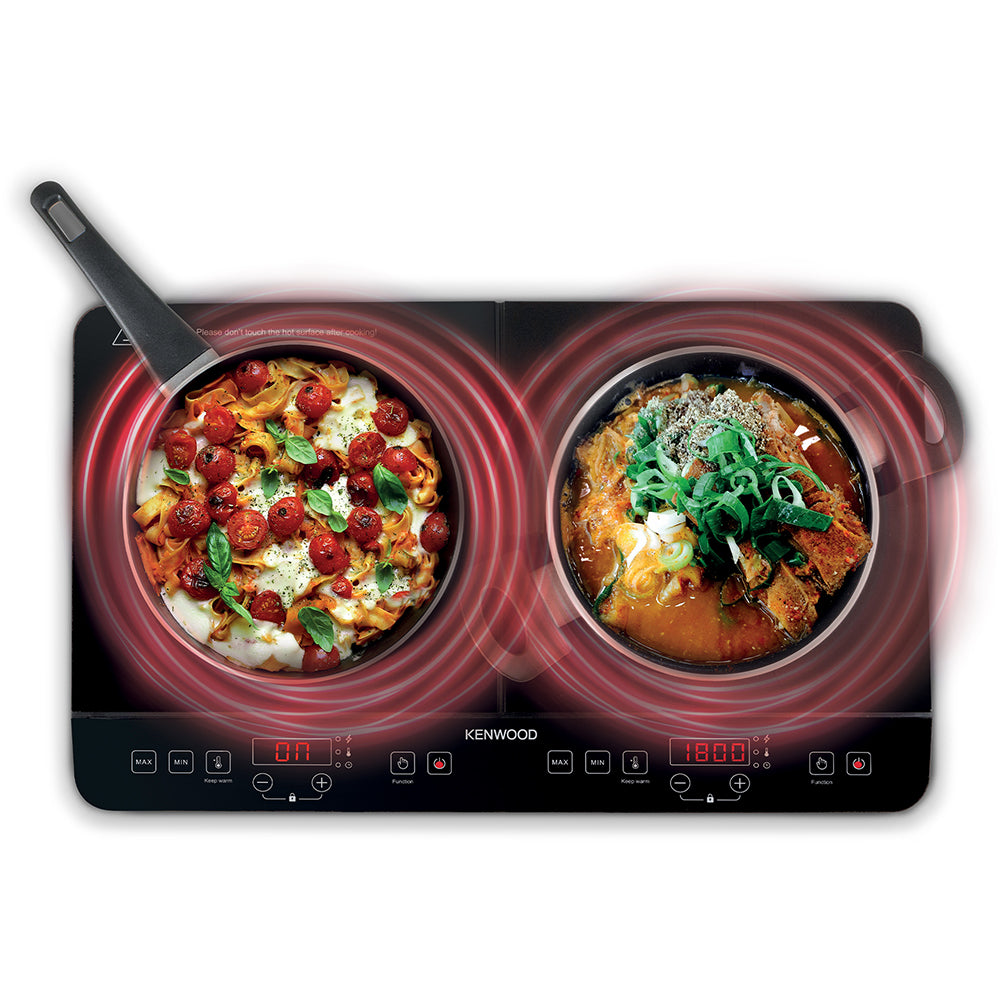Kenwood Double Plate Induction Cooker, IDC06.000BK