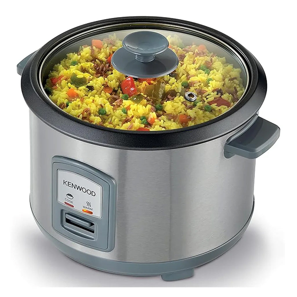 Stainless Steel Rice Cooker With Steamer Basket - Image 4