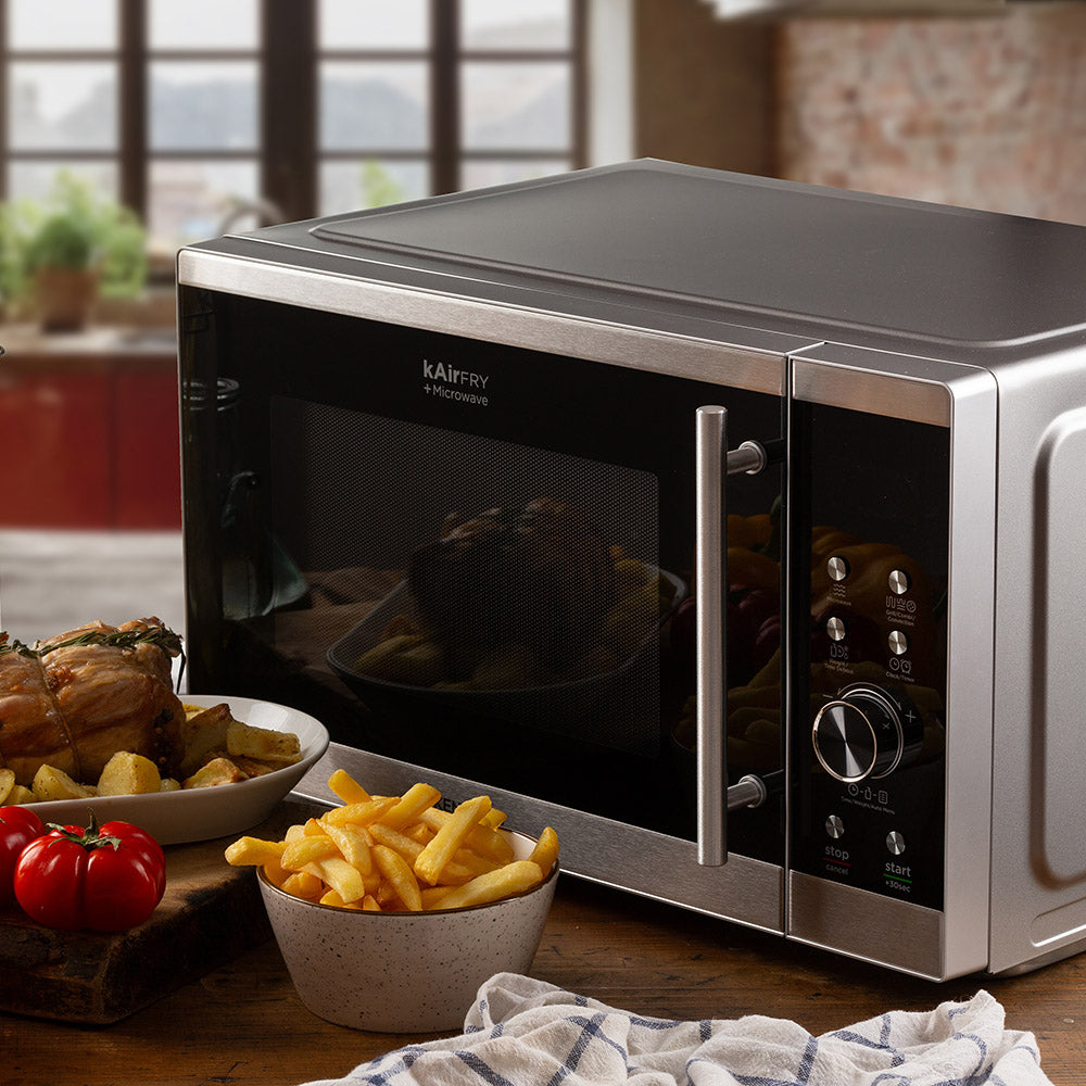 Kenwood Combi Stainless Steel Microwave with Air Fry Function, 30L