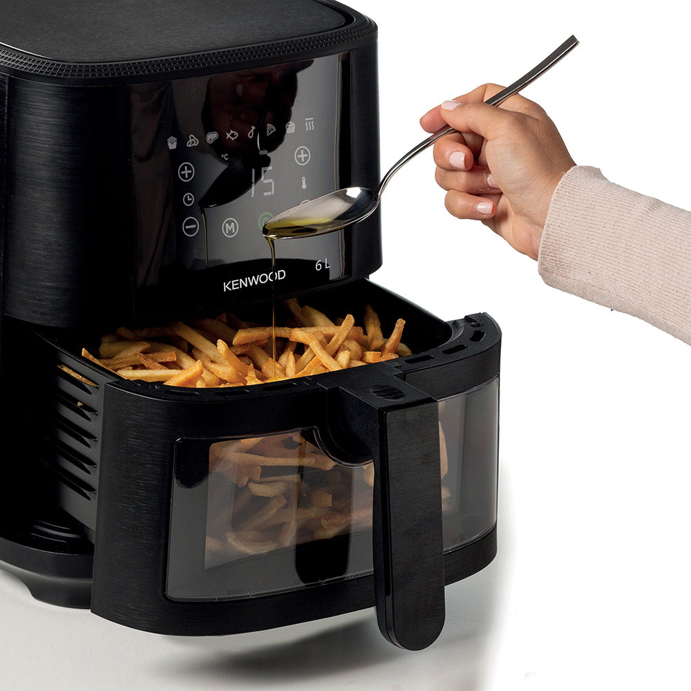 Kenwood Digital Airfryer with Grill Function and ClearCook Window, 6L
