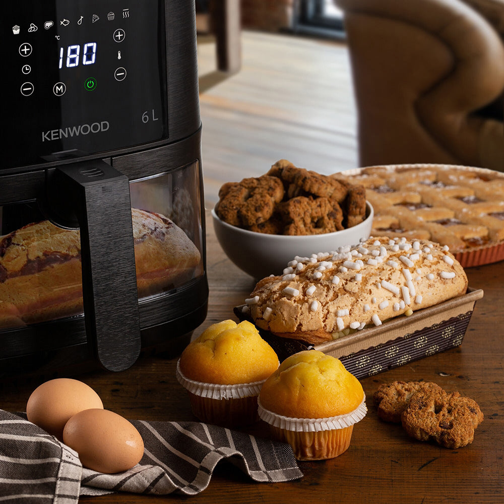 Kenwood Digital Airfryer with Grill Function and ClearCook Window, 6L