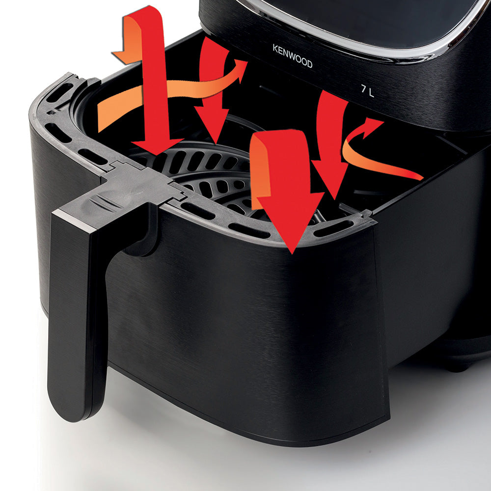 Kenwood kHealthy Black Digital Airfryer, 7L