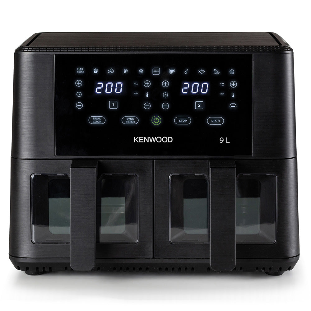 Kenwood Dual Airfryer With Windows & Grill, 9L