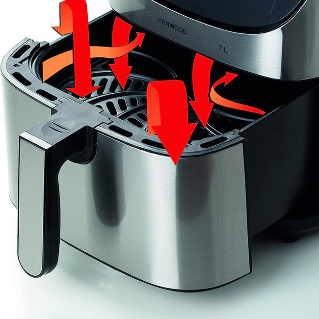 Kenwood kHealthy Stainless Steel Digital Airfryer, 7L