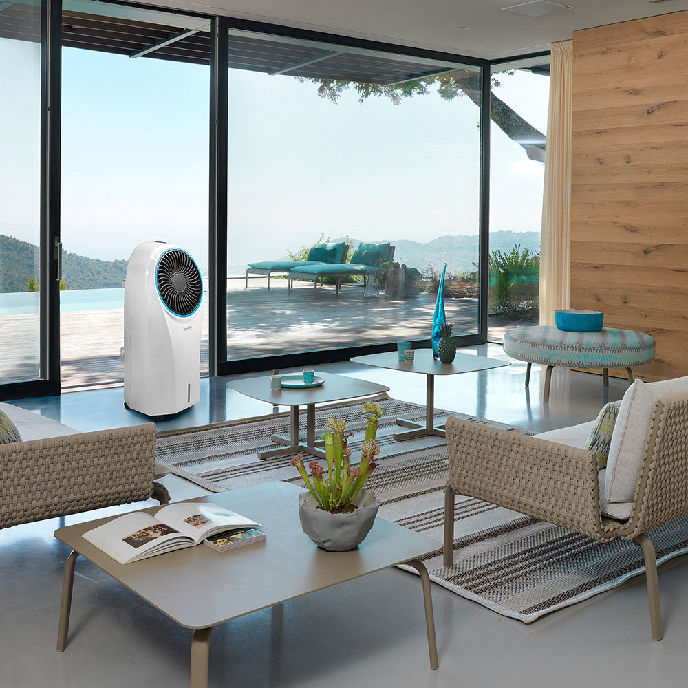 DeLonghi Evaporative Air Cooler With Remote Control, EV250.WH