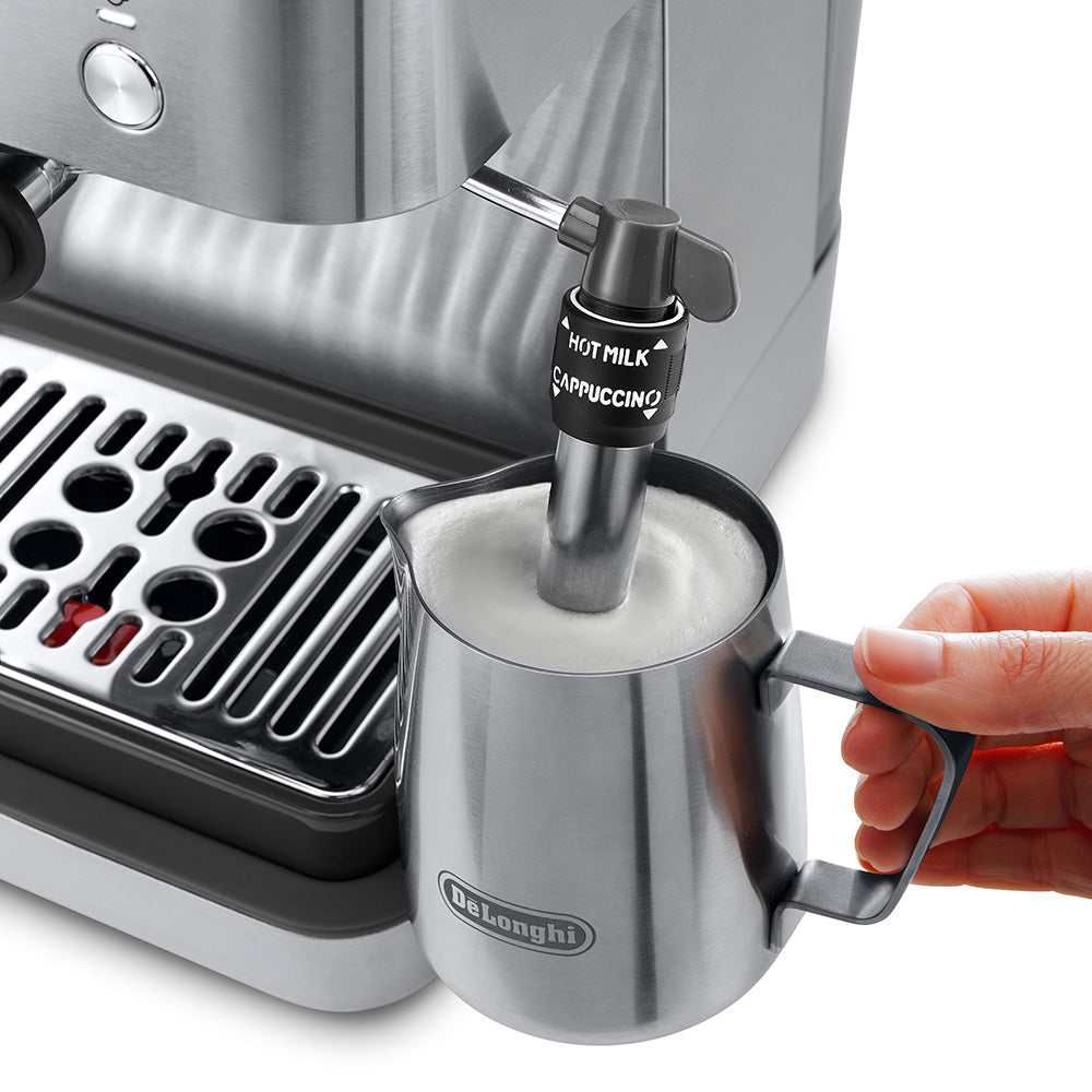 DeLonghi Classic Manual Pump Espresso Coffee Machine, EM450.M