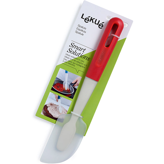 Lekue Red Angled Baking Spatula