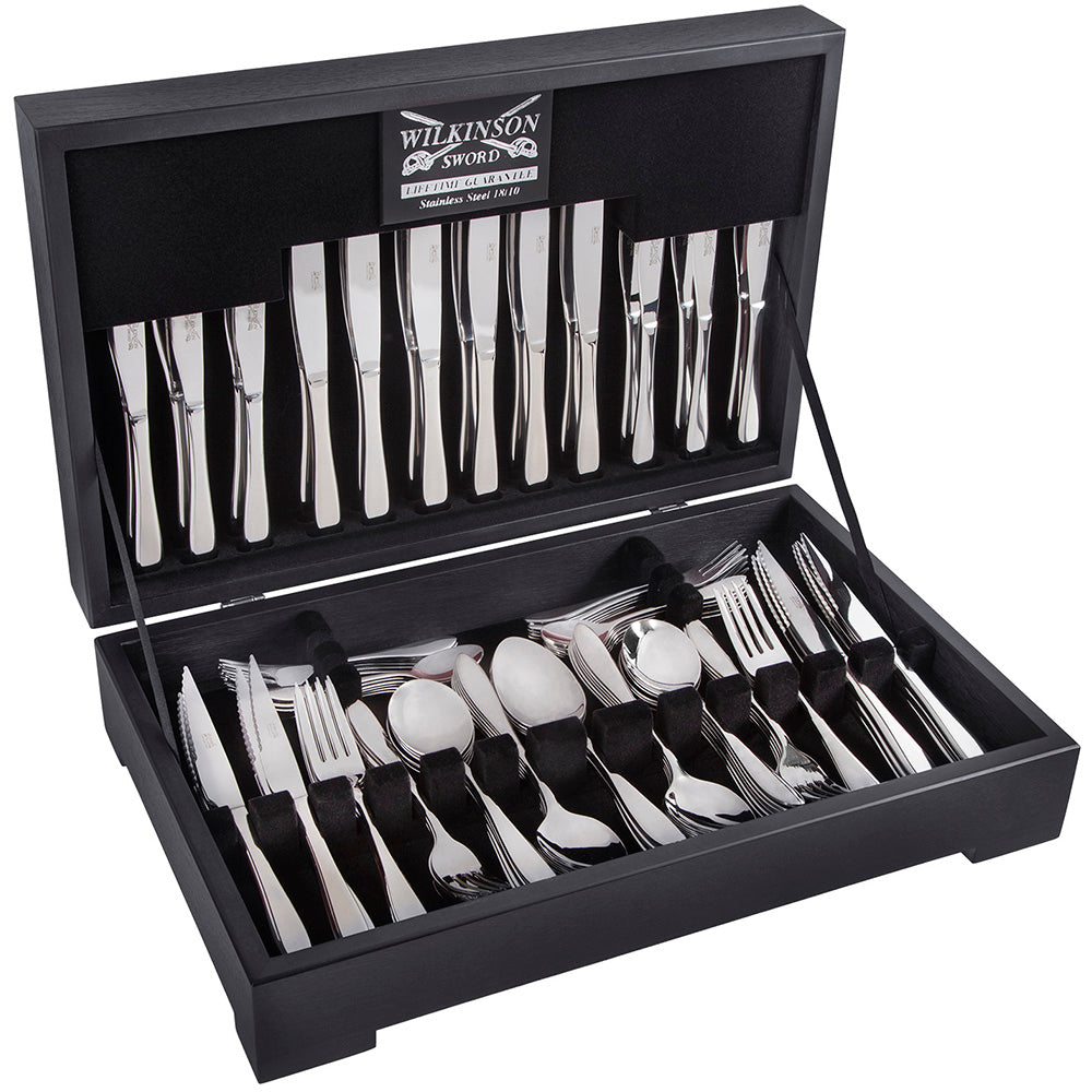 Wilkinson Sword Teardrop Cutlery Set In Canteen, 112pc
