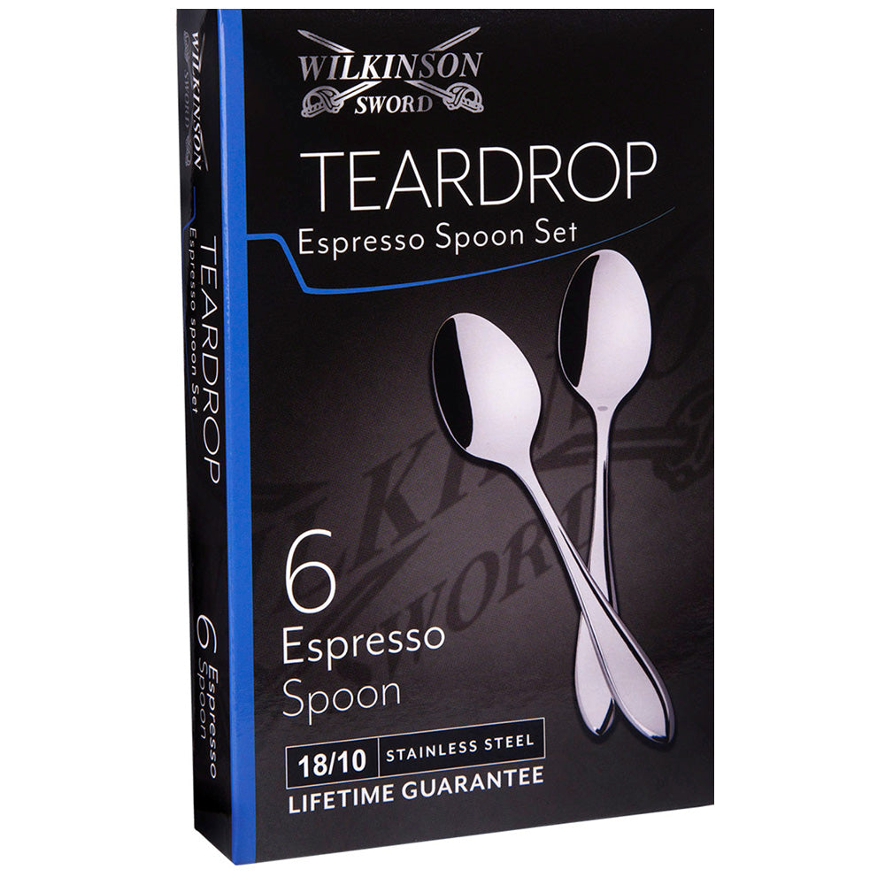 Wilkinson Sword Teardrop Espresso Spoons, Set Of 6
