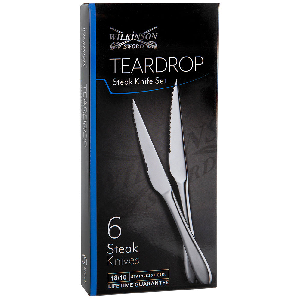 Wilkinson Sword Teardrop Steak Knife, Set of 6