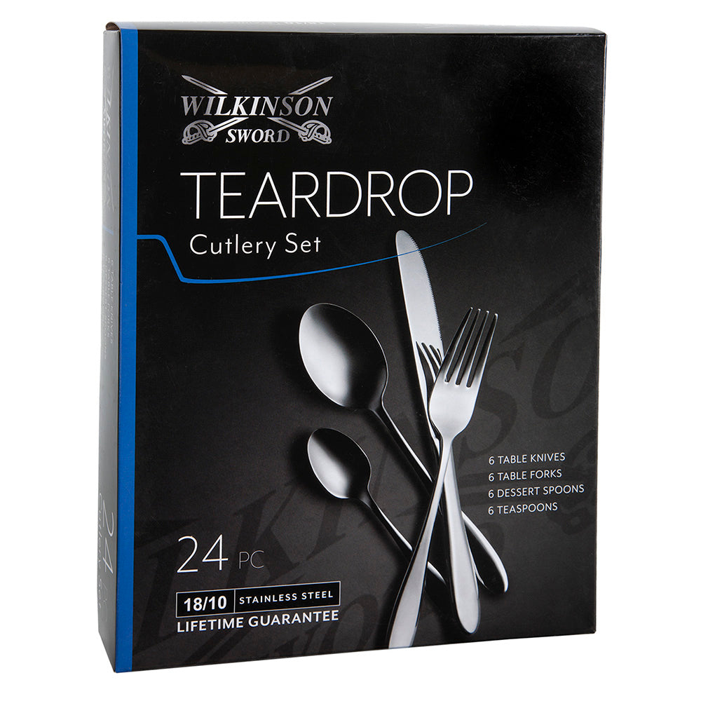 Wilkinson Sword Teardrop Cutlery Set, 24pc
