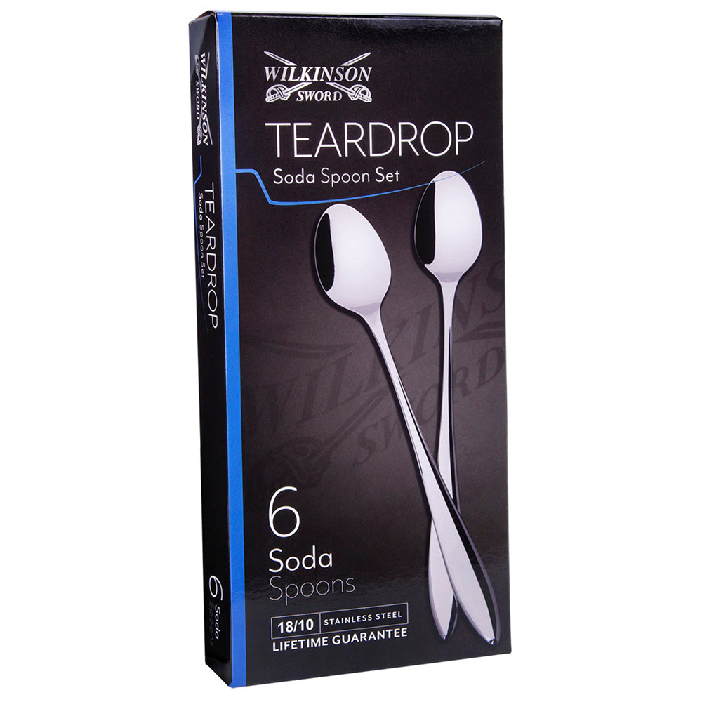 Wilkinson Sword Teardrop Soda Spoon, Set of 6