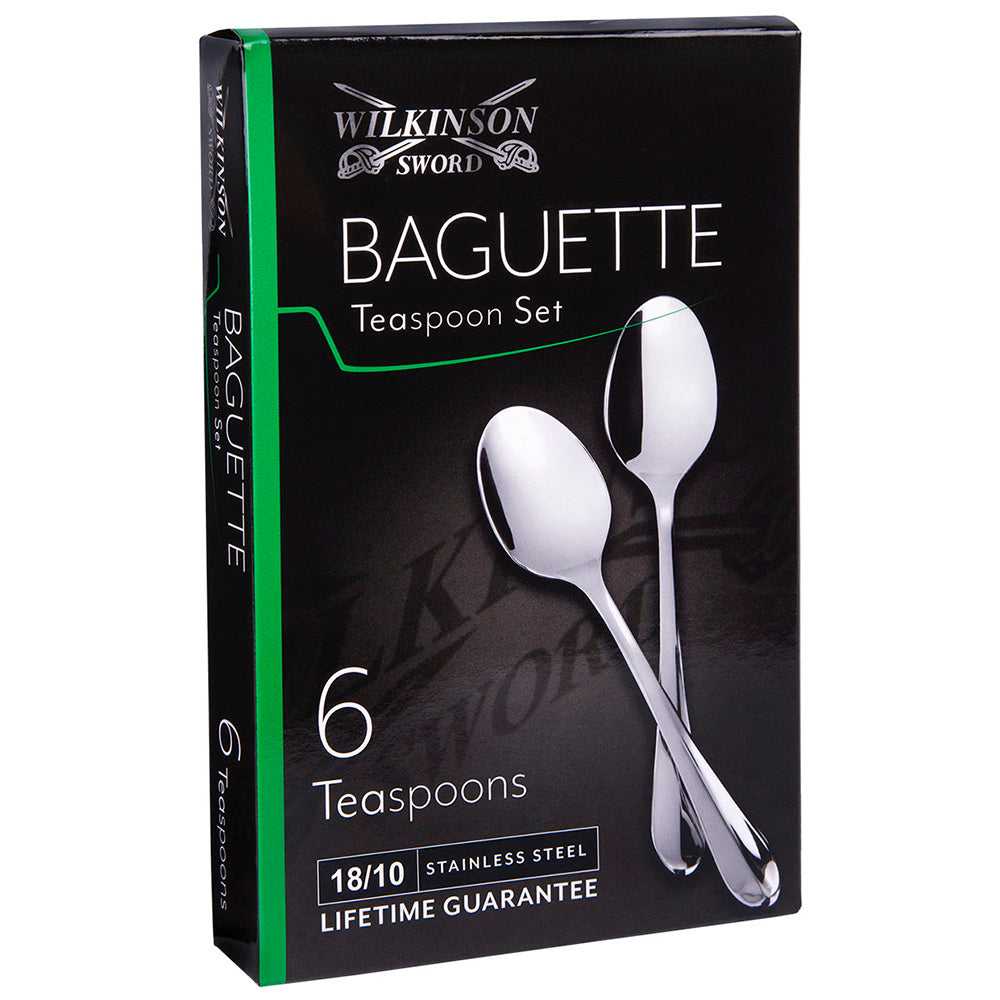 Wilkinson Sword Baguette Teaspoon, Set of 6