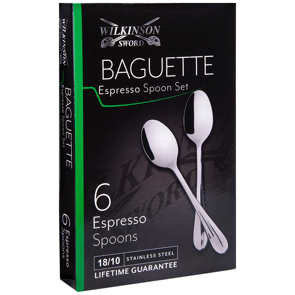 Wilkinson Sword Baguette Espresso Spoons, Set Of 6