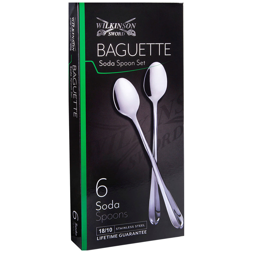 Wilkinson Sword Baguette Soda Spoons, Set Of 6
