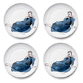 Carrol Boyes Indigo Girls Enticing Dinner Plates, Set of 4