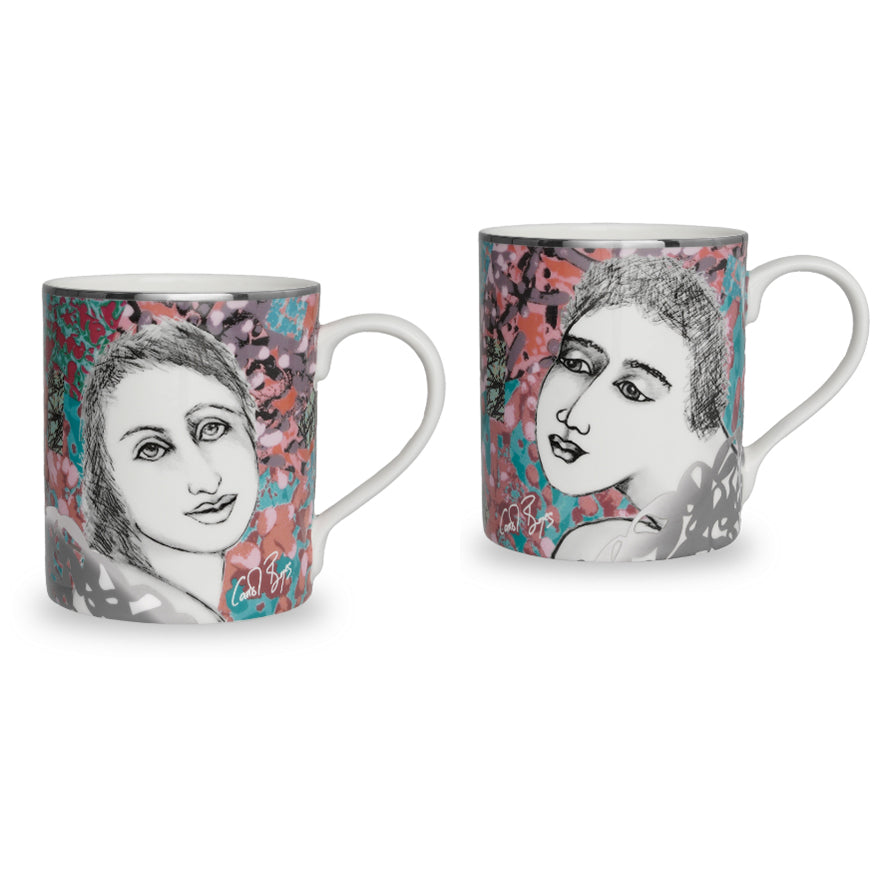 Carrol Boyes Kaleidoscope Mug Set Of 2, Luscious
