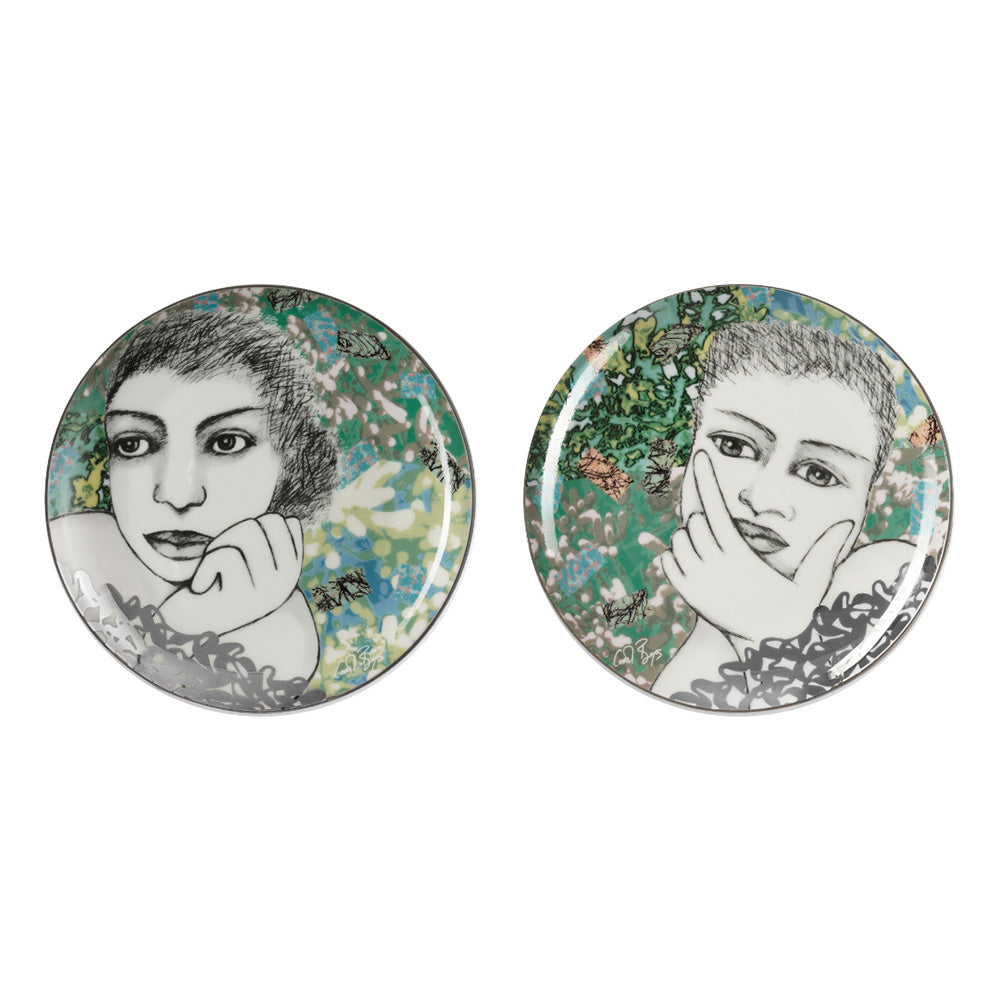 Carrol Boyes Kaleidoscope Side Plates, Set Of 2