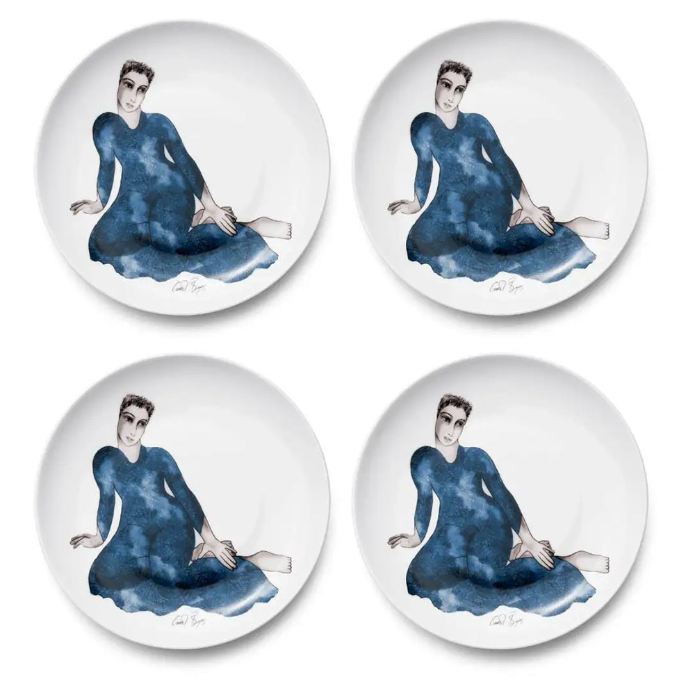 Carrol Boyes Indigo Girls Spellbinding Side Plates, Set Of 4