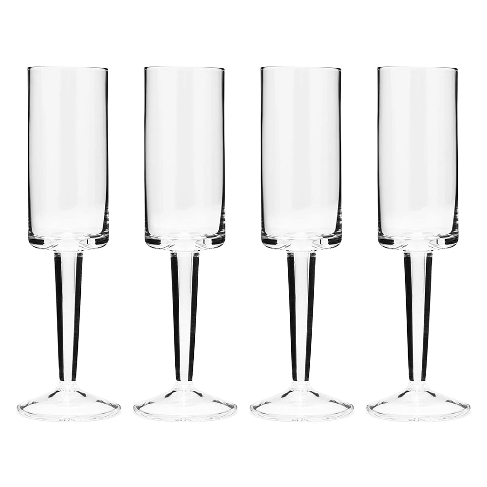Carrol Boyes Set Of 4 Champagne Flutes, Ascend