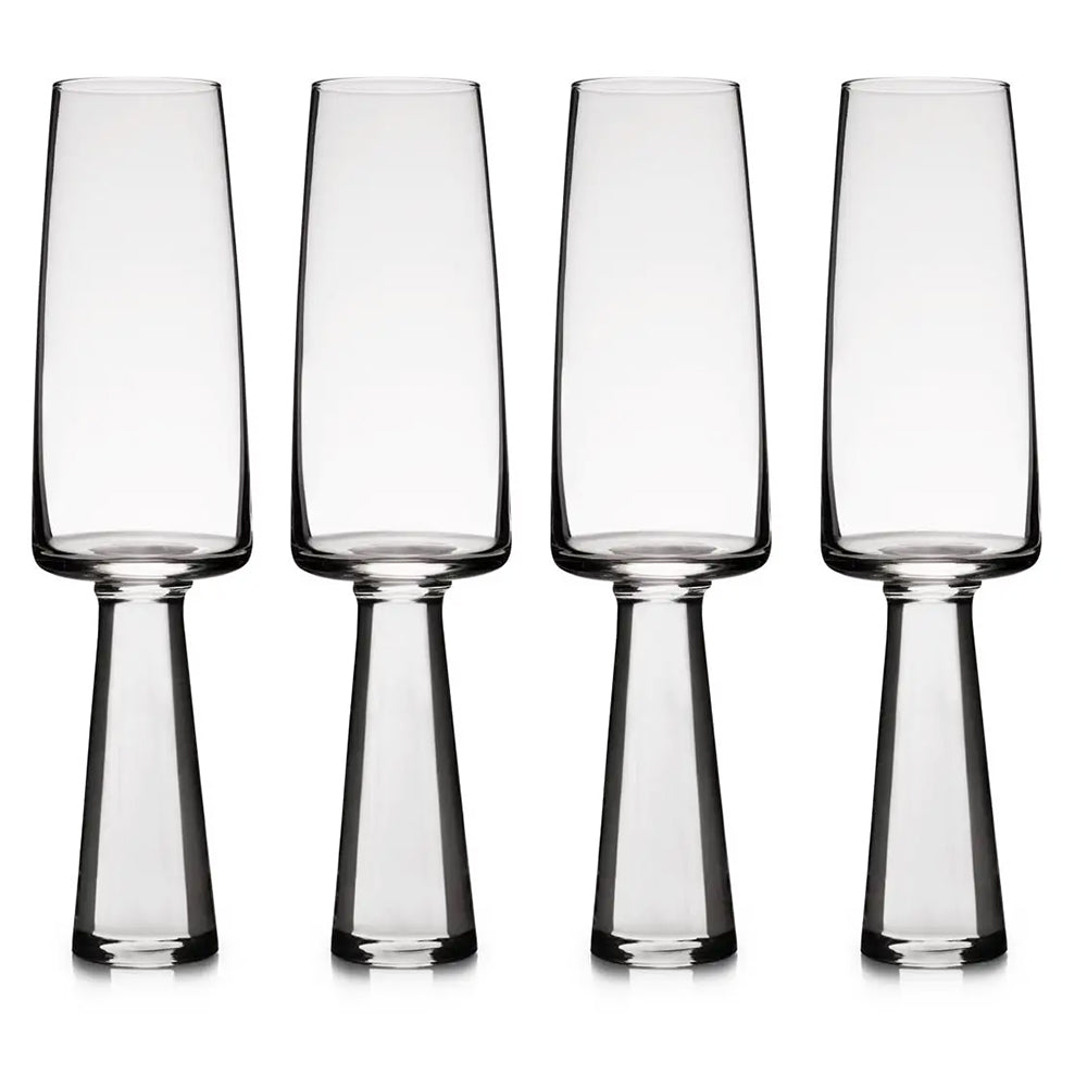 Carrol Boyes Baobab Champagne Flutes, Set Of 4