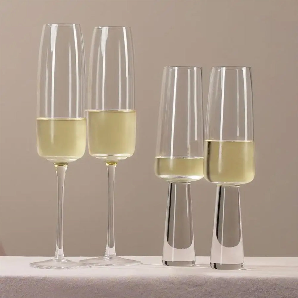 Carrol Boyes Baobab Champagne Flutes, Set Of 4