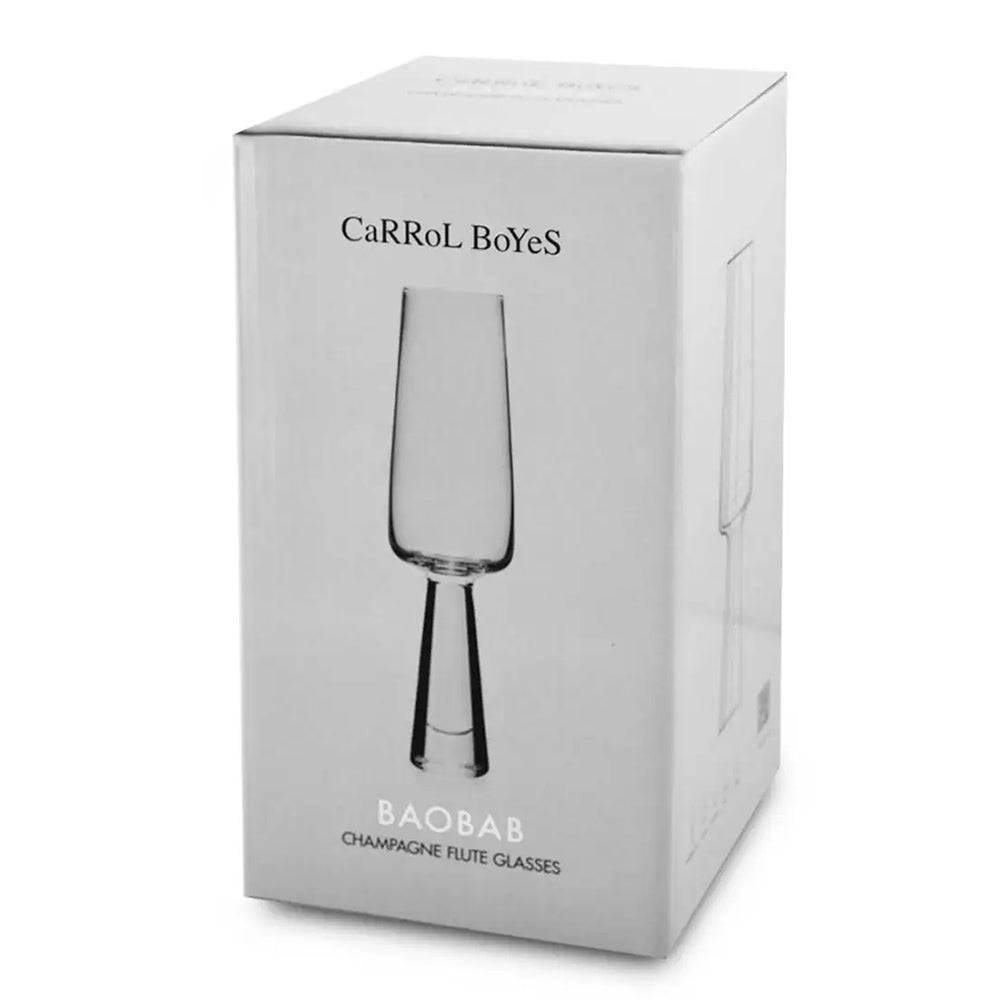 Carrol Boyes Baobab Champagne Flutes, Set Of 4