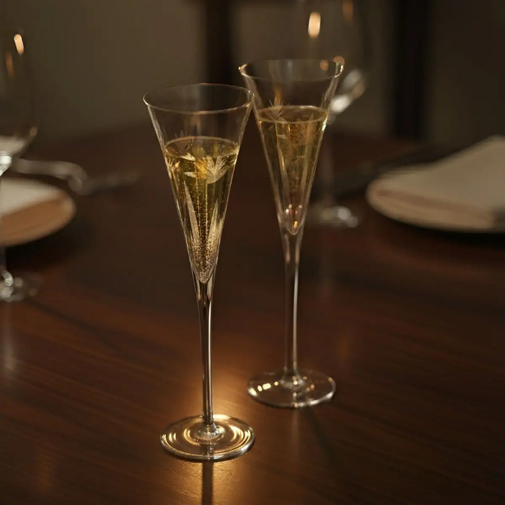 Carrol Boyes Strelitzia Champagne Flutes, Set Of 4