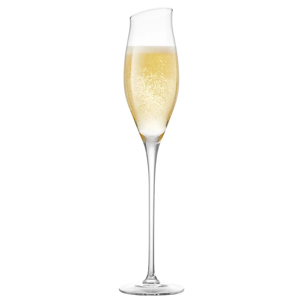 Carrol Boyes Sway Champagne Flutes, Set Of 4
