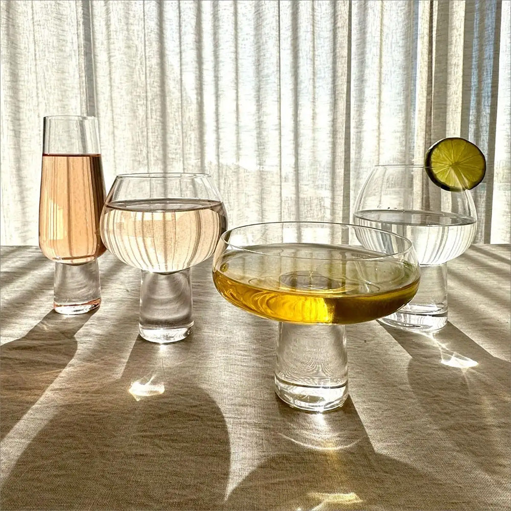 Carrol Boyes Aura Coupe Champagne Glasses, Set Of 4
