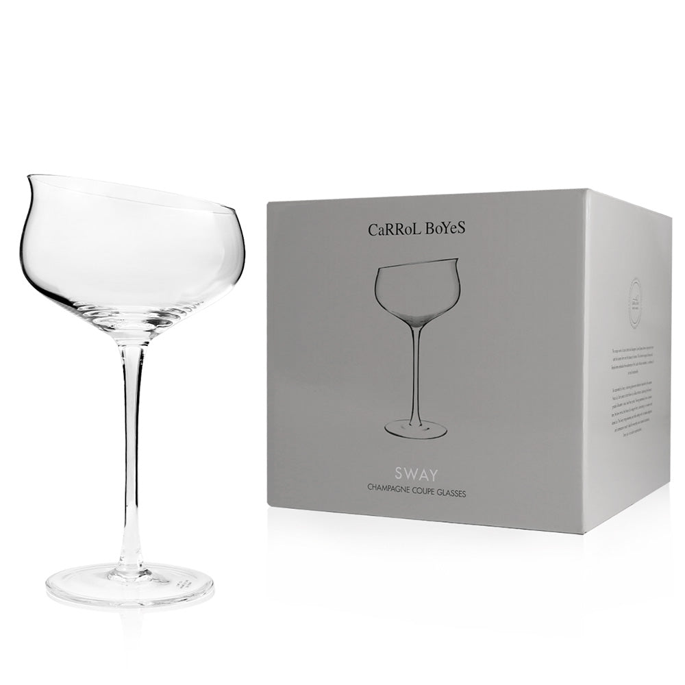 Carrol Boyes Sway Coupe Champagne Glasses, Set Of 4