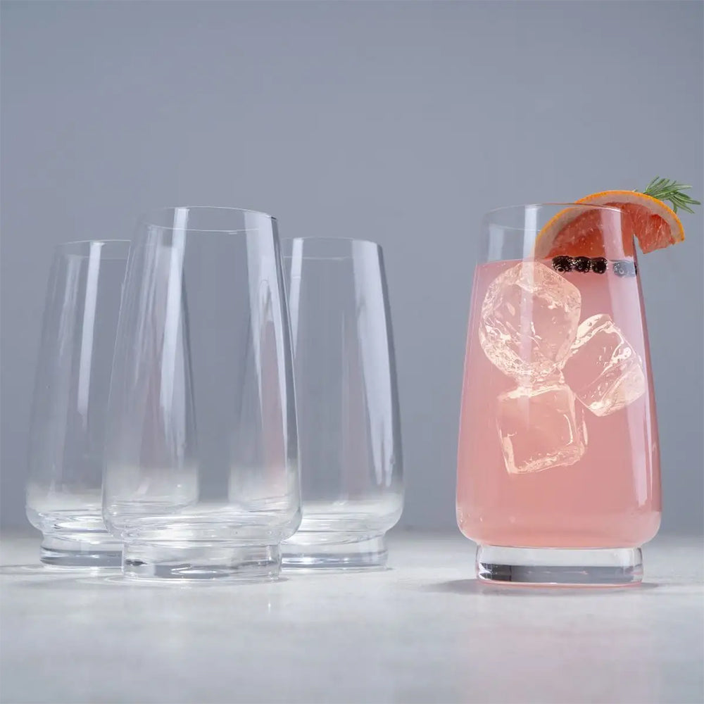 Carrol Boyes Set Of 4 Hiball Glasses, Baobab