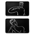 Carrol Boyes Set Of 2 Rectangular Platters, In Good Taste