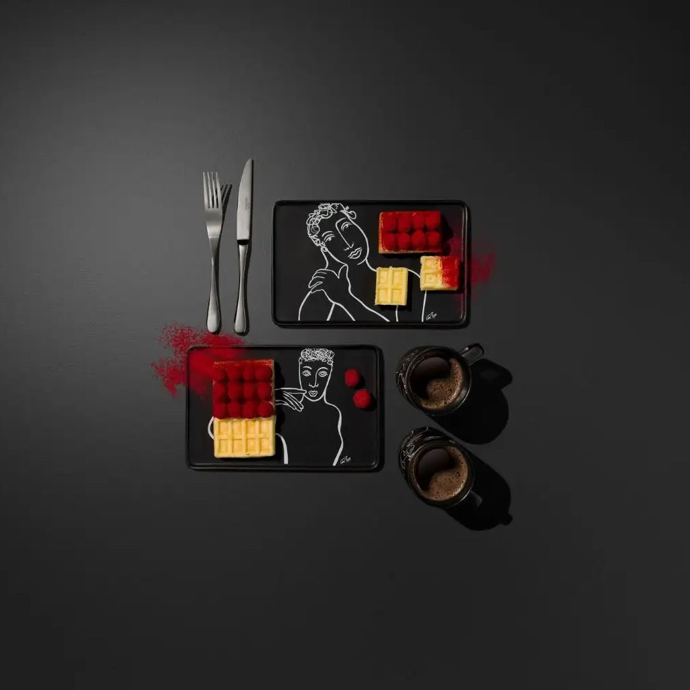 Carrol Boyes Set Of 2 Rectangular Platters, In Good Taste