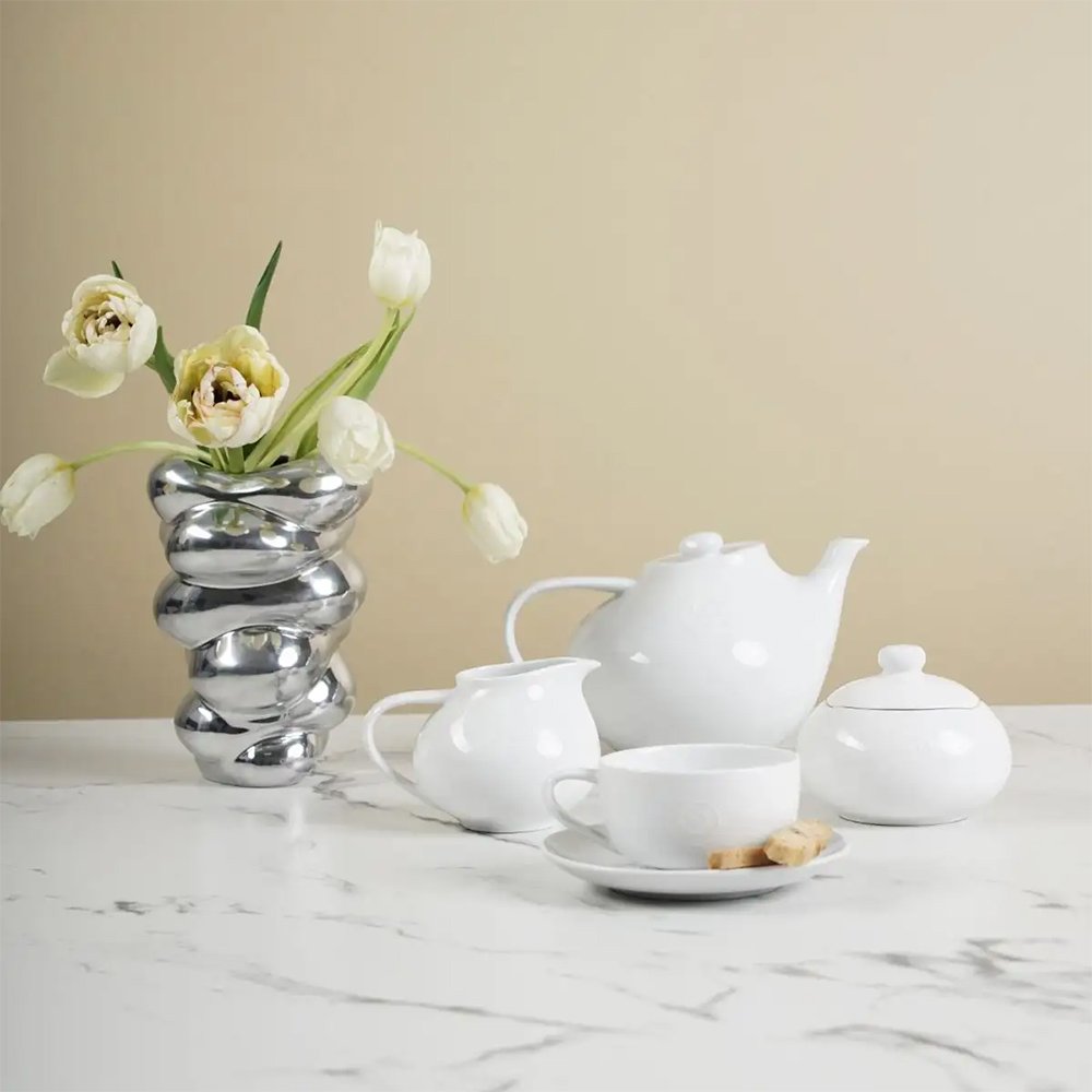 Carrol Boyes Cup & Saucer, Swirl