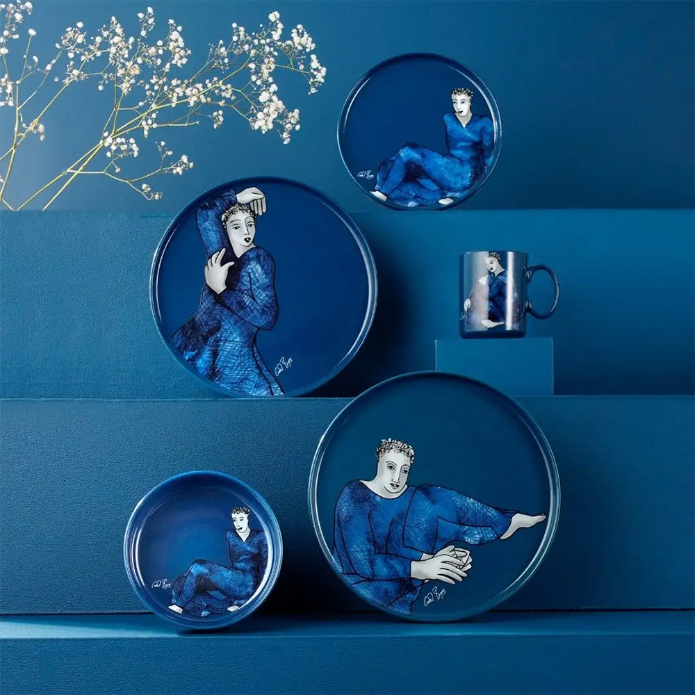 Carrol Boyes Indigo Blues Cereal/Soup Bowls, Set Of 4