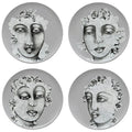 Carrol Boyes Succulent Faces Dinner Plates, Set Of 4