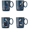 Carrol Boyes Mug Set Of 4, Indigo Blues