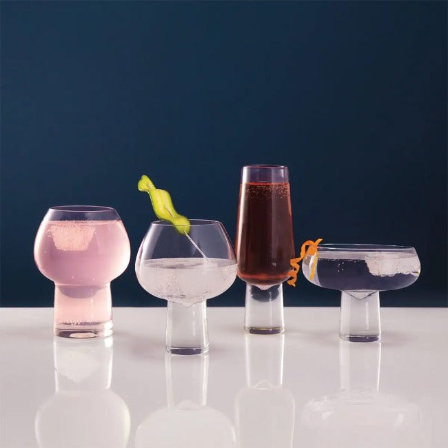 Carrol Boyes Aura Champagne Flutes, Set Of 4