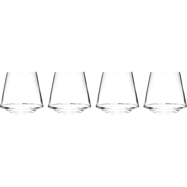 Carrol Boyes Edge Stemless Wine Glasses, Set Of 4