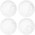 Carrol Boyes Sketchbook Grey Cereal/Soup Bowls, Set Of 4