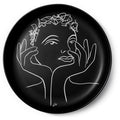 Carrol Boyes White On Black Sketchbook Low Bowl, Radiant