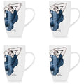 Carrol Boyes Indigo Girls Mug, Set Of 4