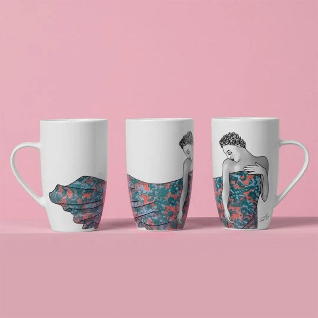 Carrol Boyes Set Of 4 Breast Cancer Awareness Mug, Strength