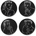 Carrol Boyes Compelling Side Plates, Set Of 4