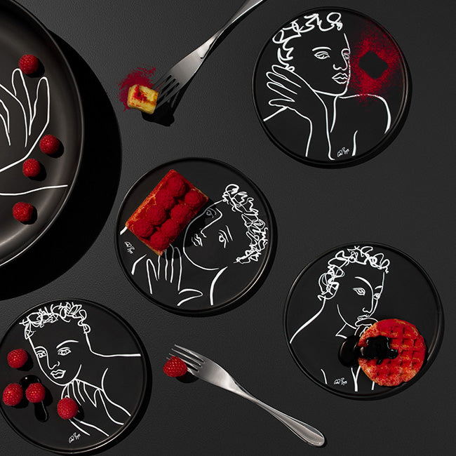 Carrol Boyes Compelling Side Plates, Set Of 4
