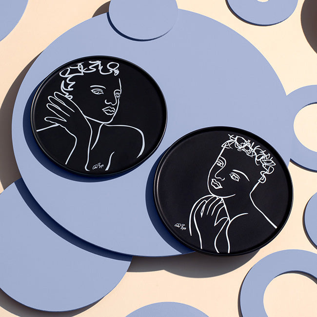 Carrol Boyes Compelling Side Plates, Set Of 4